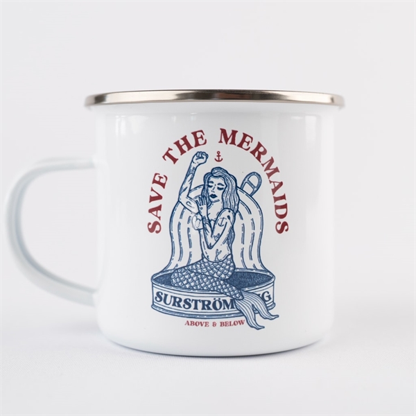 Lakor Tinned Mermaid Enamel Mug